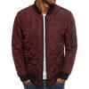 AliExpress Amazon código europeu comércio exterior roupas acolchoadas de algodão outono e inverno 2023 masculino cor jaqueta solta jaqueta acolchoada de algodão losango atacado
