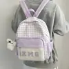 2026 Nuevo Mochila Pequeña para Mujer Estilo Ins Linda para Salir, Salidas de Primavera y Viajes, Mochila Ligera de Doble Hombro