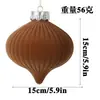 Bolas de Navidad Aterciopeladas de Tamaño Grande, Multicolor, de Forma Única, Adornos Navideños Pintados para Árbol, Bolas Decorativas para Ambiente Festivo, Personalizables