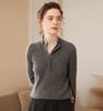 Otoño e Invierno Nuevo Suéter de Cachemira de Cuello Alto Falso de Dos Piezas para Mujer Reductor de Edad Ropa Exterior Suéter Jersey Coreano de Punto Camisa Base