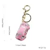 Chaveiro de Metal de Besouro Strass para Carro Pingente Criativo Personalizado Liga de Zinco Desenho Animado Decoração de Bolsa de Carro