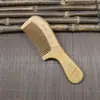 Pente com Almofada de Ar de Sândalo para Mulheres, Uso Doméstico, Alisamento Capilar, Massagem de Meridianos do Couro Cabeludo, Terapia Capilar, Pente Portátil com Airbag