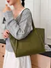 Bolsa grande diária com padrão trançado retrô para mulheres, nova bolsa tote de grande capacidade da moda, bolsa de ombro casual para o dia a dia