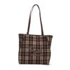Sacola Casual para Mulheres de Grande Capacidade 2024 Novo Outono All-match Mochila Xadrez Multifuncional Crossbody Bolsa