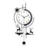 Reloj de Pared Moderno para Sala de Estar, Elegante y de Alta Gama para Decoración de Mesa de Comedor, Nuevo Reloj de Pared Silencioso Estilo Chino, Disponible para Dropshipping