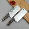 Venda Direta da Fábrica Faca de Cozinha Forjada à Mão Faca de Uso Duplo para Picar e Fatiar Doméstica Faca de Fatiar Afiada para Cozinha Pequena Faca de Cozinha para Mulheres
