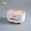 Caja de Pañuelos con Almacenamiento para Control Remoto Estilo Nórdico, Dedicada para Mesa de Café de Sala de Estar, Caja de Almacenamiento Multifuncional Creativa con Tapa