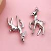 20 lindos accesorios de joyería de aleación de dinosaurio y abeja, pendientes hechos a mano, collar y colgante, material para colgantes.