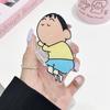Divertido Lindo Dibujo Animado Crayon Shin Chan Adecuado para magsafe Soporte Magnético Airbag Telescópico de Escritorio Magnético Niña
