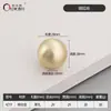 Manija de Cajón de Aleación de Zinc Estilo Francés, Manija de Puerta de Gabinete, Manija de Puerta de Armario, Herraje Minimalista de Lujo Ligero de un Solo Agujero