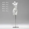 Accesorios para Maniquíes de Ropa Interior Maniquí Soporte para Exhibición en Ventana Bikini Sujetador Push-Up Maniquí de Media Longitud Soporte para Maniquí de Sujetador de Media Longitud