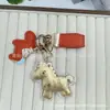 Chaveiro do Ano do Cavalo Mais Vendido, Pingente de Pônei Dourado, Cavalo de Ano Novo para Riqueza e Prosperidade, Sorte Instantânea, Pingente de Bolsa