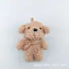 Llavero de Peluche de Cachorro Lindo de Dibujos Animados Colgante para Bolso Accesorios Hechos a Mano para Manualidades Accesorios para Ropa Venta al por Mayor