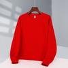 Suéter fino de gola redonda primavera e outono masculino e feminino moda blusa básica solta top de casal macacão roupas de grupo personalização