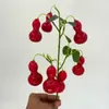 Decoração de Casa Romã Artificial Caqui Flores Artificiais Enfeites de Ano Novo Frutas Artificiais Enfeites de Flores Artificiais Flores Artificiais Atacado