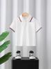 Uniformes Escolares para Niños, Uniformes de Verano para Estudiantes de Primaria y Secundaria, Uniformes de Clase, Camisetas Blancas de Manga Corta, Polos, Prendas Base para Niños y Niñas