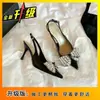 Tacones Altos Sexy de Charol Moda Primavera/Verano Zapatos de Mujer con Tira Ancha de una Sola Tira 2026 Sandalias Cerradas para Pie Ancho con Tacón Fino