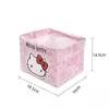Cesta Plegable de Almacenamiento con Dibujos Animados Lindos y Bocadillos, con Licencia de Sanrio, Adorable y Portátil, Perfecta para Dormitorios y Uso en el Hogar