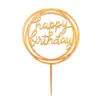 Papá stick tarjeta decoración de cumpleaños feliz dominante papá bandera para pastel decoración de fiesta enchufe