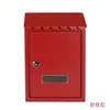 Caja de Correo con Cerradura de Tira Metálica Ilustrada Habitación de Correo Pared Impermeable Agua y Electricidad Caja de Idea de Almacenamiento Único Asesoramiento Psicológico