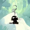 Chaveiro Periférico de Filme e Anime Acrílico Fosco Dupla Face Pingente para Mochila Escolar de Estudante Gatinho Fofo Luo Xiaohei