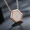 Collar de Clavícula Geométrico Simple Exquisito Nuevo Transfronterizo Europeo y Americano Joyería con Colgante de Lujo Ligero de Alta Gama para Mujer