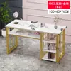 Mesa para Unhas Móveis de Salão Conjunto de Mesa e Cadeira Simples Econômico Mesa de Salão de Unhas Estilo Japonês Mesa de Unhas para Uma/Duas Pessoas