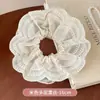 Gravata de Cabelo Elegante e Suave Estilo Coreano 2025 para Mulheres, Nova Faixa de Cabelo de Renda para Penteados de Coque, Acessório de Cabelo