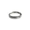Anillo Versátil de Personalidad Plateado Galvanizado de Plata S999 de Alta Calidad para Mujer, Joyería de Anillo de Corona con Diamante de Seis Garras de Lujo Ligero