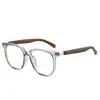 Gafas de Marco Negro para Mujer, Gama Alta, Que Muestran el Rostro, Artefacto para Rostro Pequeño, Marco Cuadrado, Gafas de Miopía Retro, Decoración de Marco Grueso para Rostros Cuadrados y Redondos