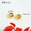 Grânulos de Ouro de Areia Vietnamita Acessórios para Joias DIY Grânulos Espaçadores Versáteis Grânulos de Posicionamento Contas para Fio Grânulos Olho de Gato Grânulos Laser Fornecimento do Fabricante