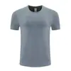 Camiseta Unissex Ice-Cool Antibacteriana de Secagem Rápida Nylon para Uso Externo Casual Esportes Manga Curta Respirável Modelagem Solta Roupa para Grupo de Corrida