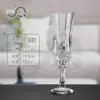 Copa de champán de cristal de alta belleza y valor, portavasos de pie alto, copa de vino blanco, vino espumoso, vino tinto para el hogar, copa de jugo
