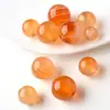Acessórios de Contas Redondas de Ágata Doce Natural para Joias Pulseiras Coloridas Doces DIY Prontas para Uso Atacado Contas Soltas de Ágata