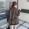 2025 Primavera y Otoño Nueva Era Reductor Versátil Cómodo Agradable a la Piel Casual Mejorador de Calidad Holgada Chaqueta de Cuero Moderna