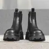 Botines Chelsea para Hombre Estilo Nuevo Juego de Pie Hombres Suela Gruesa Botas de Humo Moda Estilo Coreano Botas Martin 28291-J