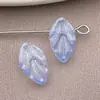 Cuentas de Cristal con Forma de Hoja Vintage Pintadas en Oro Pulseras de Cuentas Hechas a Mano DIY Accesorios para Horquilla Hanfu