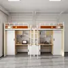 Cama de apartamento, dormitorio universitario, cama de hierro, dormitorio de empleados, dormitorio de empresa, litera con armario de almacenamiento, litera escolar con escritorio