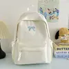 Mochila Escolar para Meninas, Estilo Japonês, Adequada para Alunos do Ensino Fundamental das Séries Três a Seis, Versátil e Simples, Grande Capacidade, Mochila de Estilo Fresco para Alunos do Ensino Médio