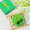 Jabón de Artemisa Jinyanmei Jabón Exfoliante Hecho a Mano Jabón a Base de Plantas Jabón con Aceite Esencial de Hoja de Artemisa Jabón Transfronterizo para Baño Control de Grasa Eliminación de Ácaros Jabón Aromático