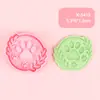 Serie Huella de Pata Molde para Galletas DIY con Diseño Realista de Presión 3D, Cortador de Galletas Hecho de Material Seguro y Fácil de Limpiar