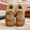 Zapatos Birkenstock de mujer estilo retro con tacón oculto, nueva colección de invierno 2026, forrados de felpa para mayor calidez, botas de nieve slip-on con forro mullido