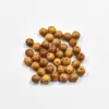 Grânulos Naturais de Sândalo Dourado 6-10mm Grânulos Redondos Pulseira DIY Colar Grânulos Soltos Grânulos de Buda Rosário Material de Grânulos Soltos Feito à Mão