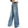 Calça Jeans Outono e Inverno para Meninas 2026 Nova Casual Estilo Coreano com Forro de Lã Espessada com Bolsos e Bordados para Crianças Mais Velhas