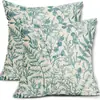 Capa de Almofada Floral Amazon Primavera Planta Linho Estampada Capa de Almofada Sala de Estar Sofá Decoração de Atmosfera Doméstica