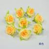 Flor de rosa de dinero flor de cerezo simulación cabeza de flor de rosa flor para novia sosteniendo caja de dulces para hacer caja de regalo de mano flor decorativa