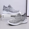Sapatos femininos Coconut 2023 Verão Novos Sapatos de malha respirável Sapatos esportivos da moda Estilo coreano All-match Flying Woven Running Dad Sneakers