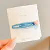 Pinzas para el pelo lindas y elegantes para mujer, pinzas laterales de acrílico, nuevo modelo de verano 2026, pinzas rectas dulces que no dañan el cabello, pinzas BB