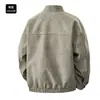 2025 al por mayor transfronterizo nueva chaqueta de cuero de alta calidad para hombre, abrigo de cuero casual versátil de moda para primavera