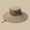 Chapéu de Verão Masculino Chapéu de Pescador Chapéu com Proteção Solar para Montanhismo Deserto Chapéu de Sol para Uso Externo Masculino Chapéu de Escalada Chapéu de Caminhada